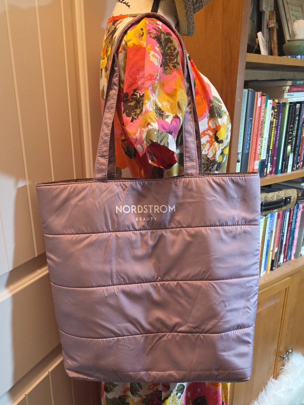 Nordstrom Quilted Tote Bag in Light Lavender - Picture 1 of 7